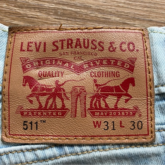 Levi's 511 Bleached Acid Wash Jeans - Picture 10 of 10